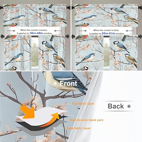 Miniatura 277 de Cenefas de cocina modernas con patrón de cobre marrón dorado para ventanas, cenefas opacas abstractas de marcas de arañazos y cortinas opacas