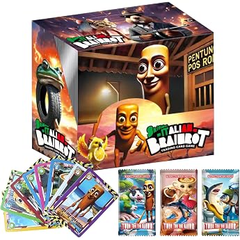 Pack of 288 Brainrt Cards Brainrt Trading Cards Anime Cards