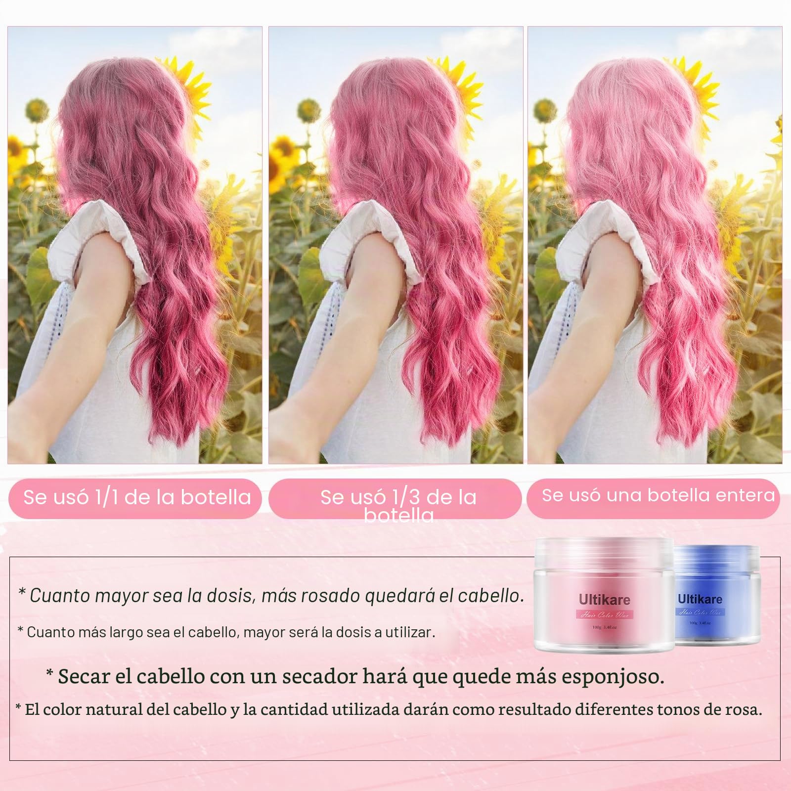 Cera de color para el cabello, cera temporal para el cabello, crema instantánea para el cabello, lavable, pomada de color natural, para hombres y mujeres, para fiestas, cosplay y Halloween