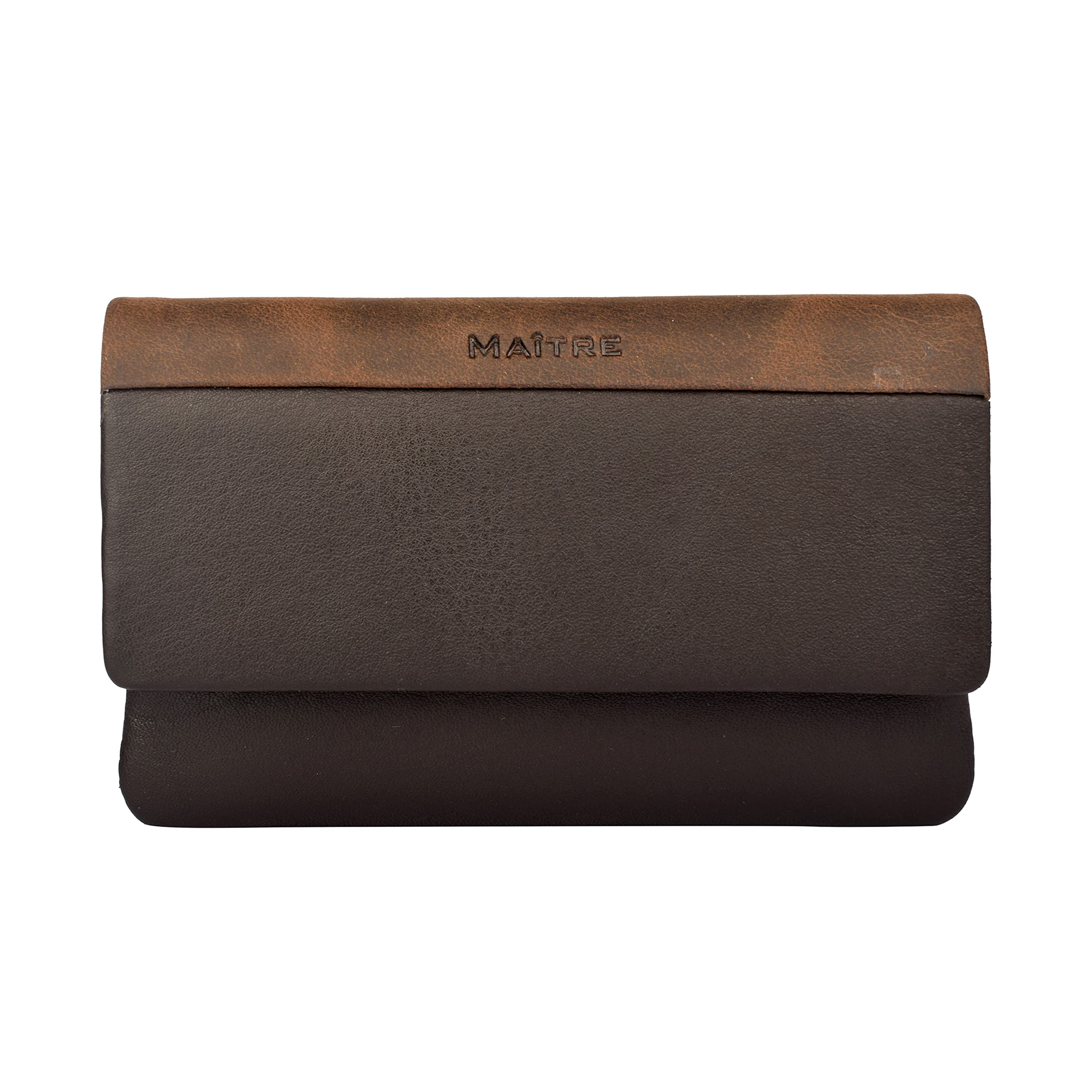 MAITRE BUNDENBACH C-THREE E-CAGE SV8F - Geldbörse - darkbrown