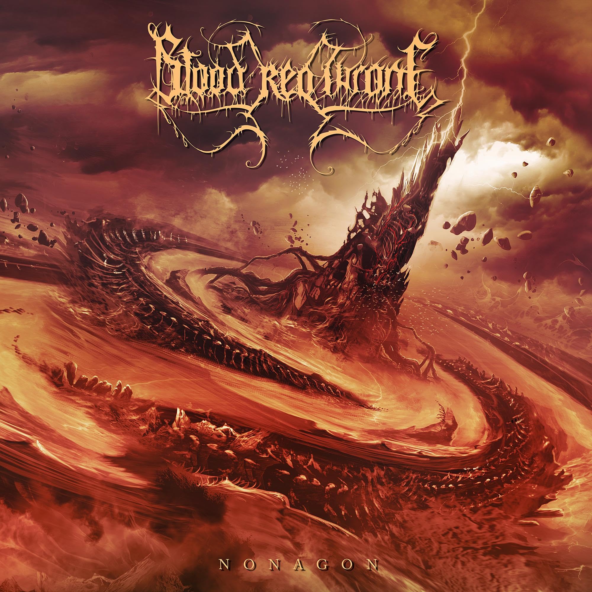 Blood Red Throne Nonagon (brown / Black Marble Vinyl) LP New 3663663014561