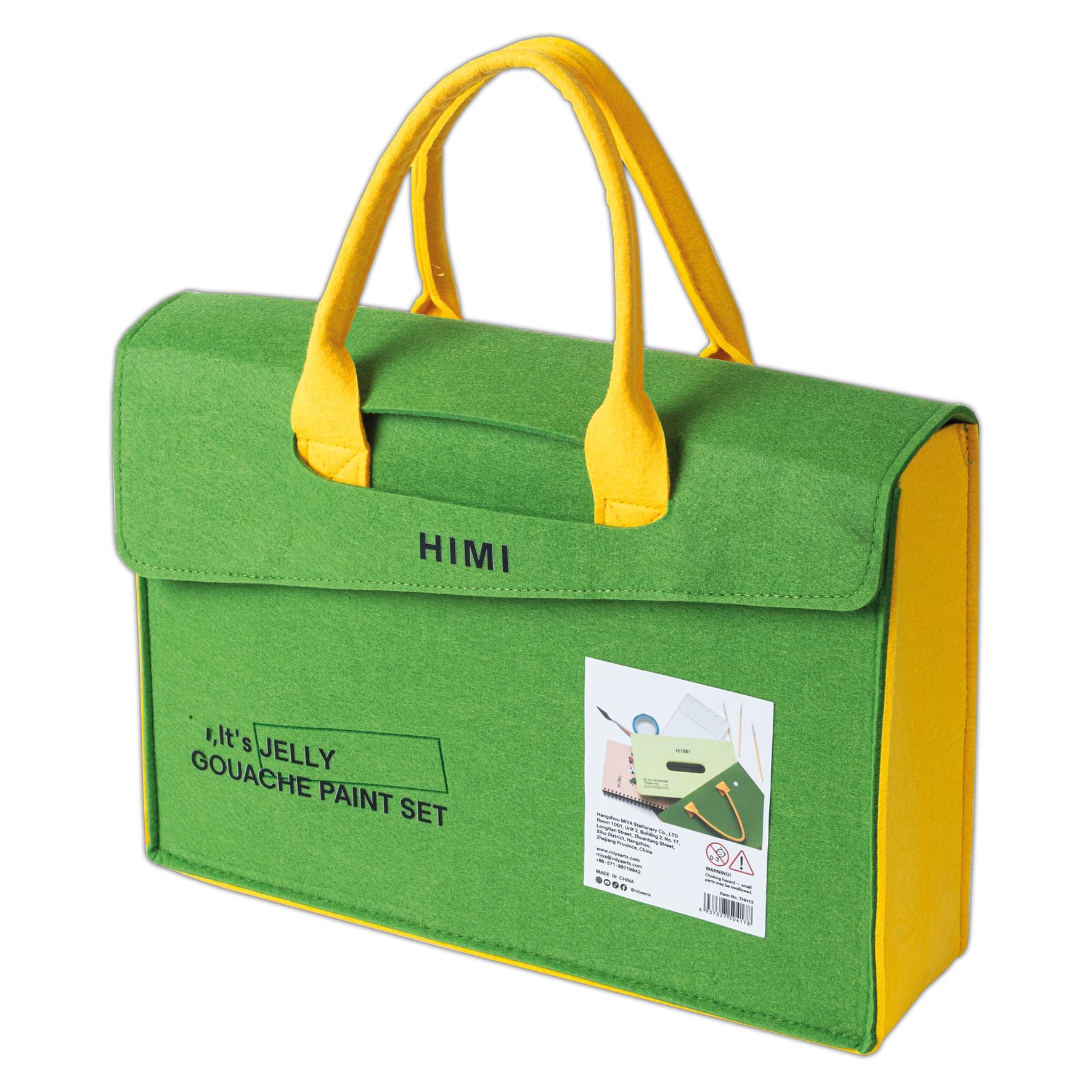 Juego de gouache de 72 colores el regalo ideal con estuche verde de suministros de arte