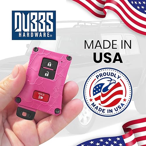 Vista 70 de Carcasa para llavero de automóvil, accesorio solo compatible con control remoto de vehículo sin llave, hecha en los Estados Unidos