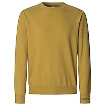Pepe Jeans Andre Crew Neck Maglieria, Giallo (Giallo Fuso), XXL Uomo