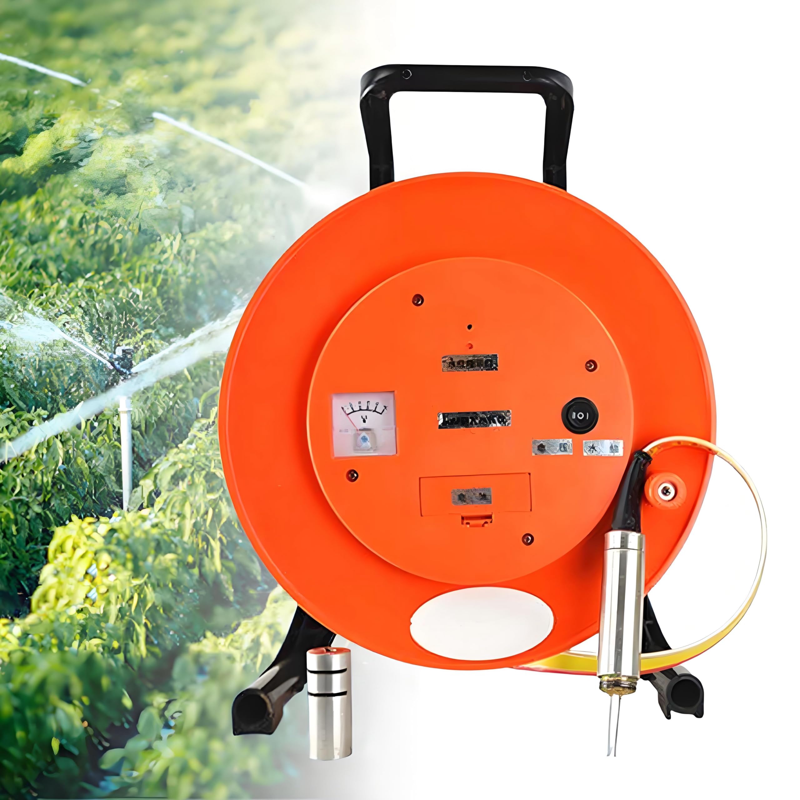 Sondeur de profondeur de puits et compteur d'eau 150m avec lumière intégrée de haute précision