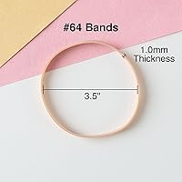 Vista 2 de Staples Bandas de goma, tamaño #64, bolsa de 1/4 lb. - Bandas económicas para agrupación de oficina, archivo y uso diario