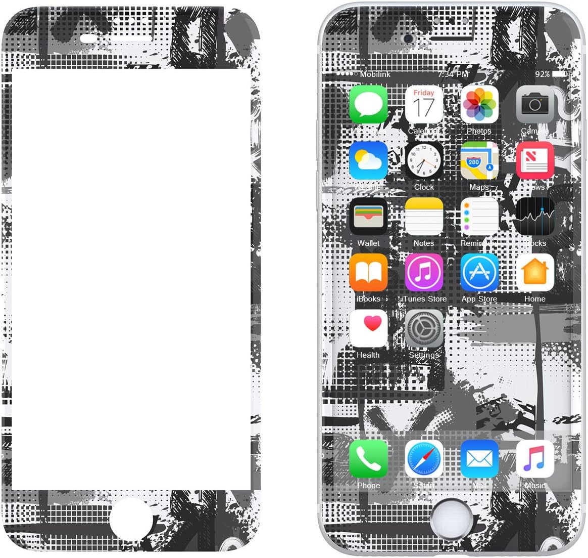 LUVVITT ARTOLOGY Tempered Glass Screen Protector for iPhone 7 Plus / 8 Plus - P005 image 2