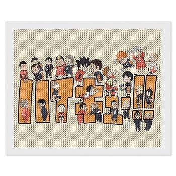 Amazon | ハイキュー!! ダイヤモンドの絵画 ビーズ絵画 ビーズ