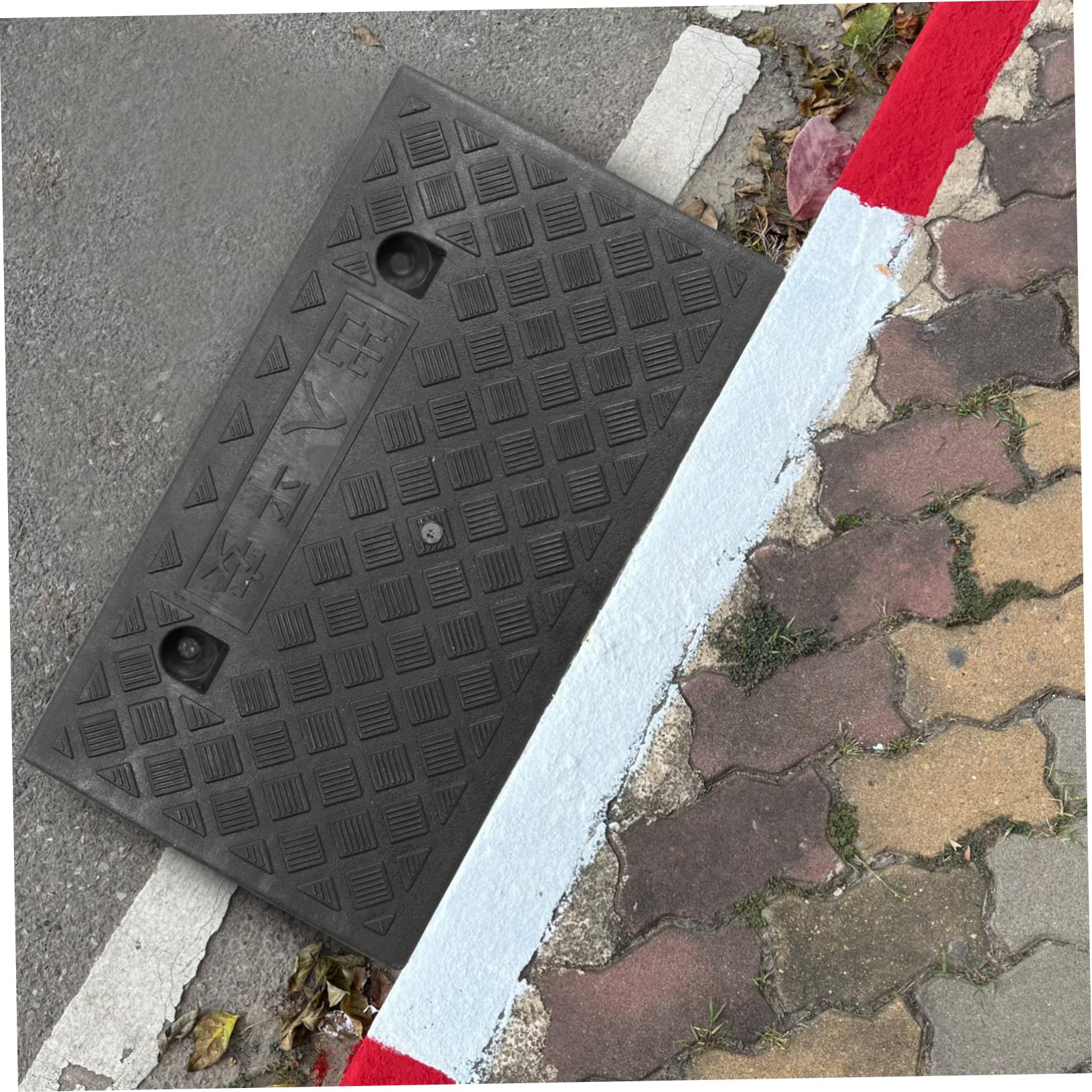 VALICLUD Pedana per Entrata Nera in Plastica e Gomma, Portatile e Antiscivolo, per Gradini e Accesso Auto