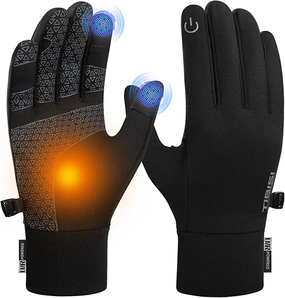 Benirap Winter Gloves Men Women Warm Touchscreen Windproof Thermal Gloves for Cycling Running Driving Hiking Walking Gloves
