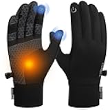 Winter Gloves Men Women Warm Touchscreen Windproof Thermal Gloves for Cycling Running Driving Hiking Walking Gloves