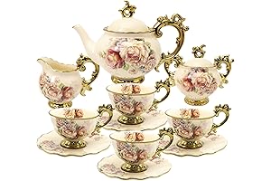 Fanquare British Porcelain Tea Set