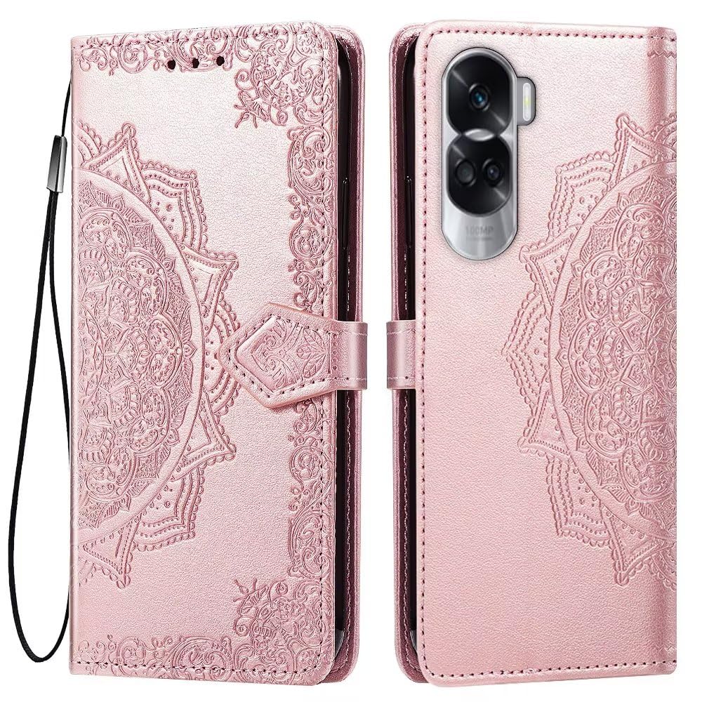 Cover-Discount Honor 90 Lite - Custodia con blocco RFID viola