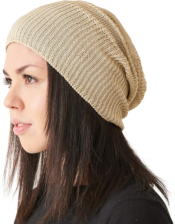 CHARM Silk Slouchy Beanie Womens - Mens 