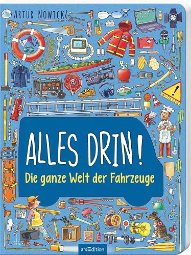 Alles drin! Die ganze Welt der Fahrzeuge: Großformatiges, dickes Wimmelbuch zum Thema Fahrzeuge ab 3 Jahren
