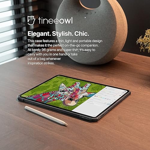 Miniatura 10 de TineeOwl Funda para iPad Pro de 11 pulgadas 2022 2021 2020 2018 4 3 2 1 generación ultra fina parte trasera transparente TPU flexible que absorbe