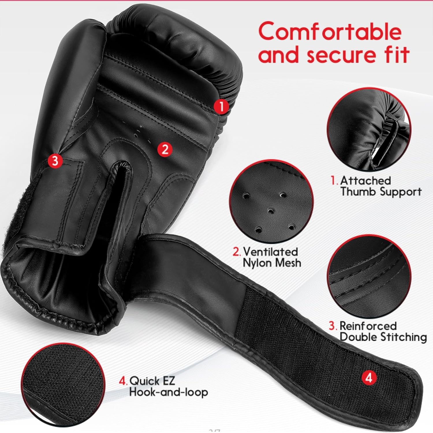 Kids Boxing Gloves for Sparring,Punching Bag,MMA Training,Ages 3-15 | Youth Boxing gloves For Training, Kids Sparring Boxing Gloves for Punching Bag, Kickboxing, Muay Thai, MMA