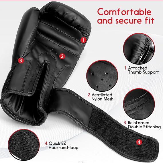 Kids Boxing Gloves for Sparring,Punching Bag,MMA Training,Ages 3-15
