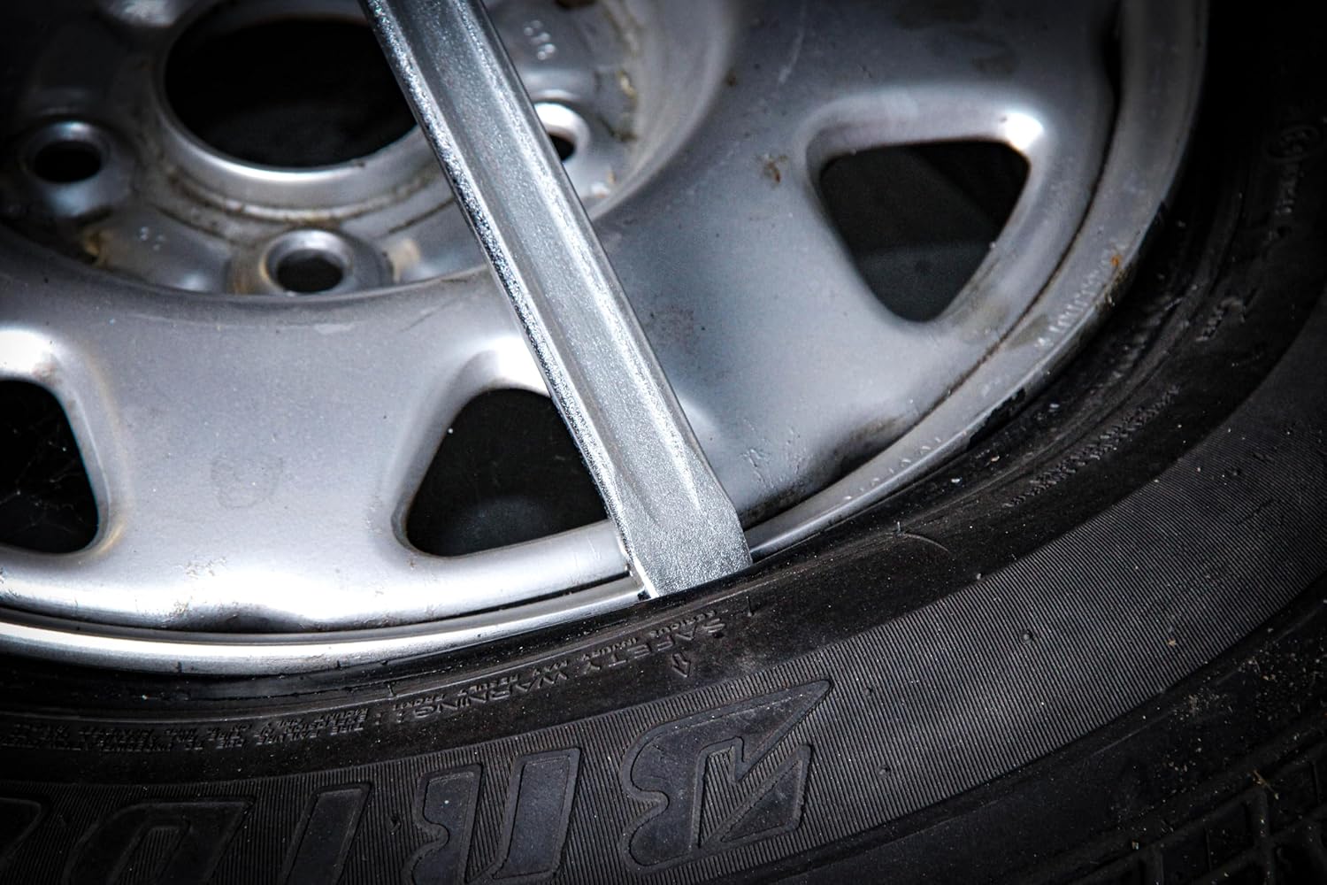 BGS 1548 Tyre Lever Set, Silver/Black, Set of 4 Pieces