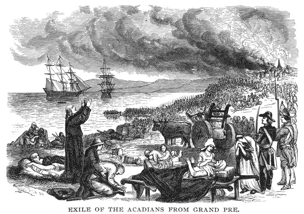 Expulsion of Acadians 1755 Nthe Expulsion of The Acadians from Nova
