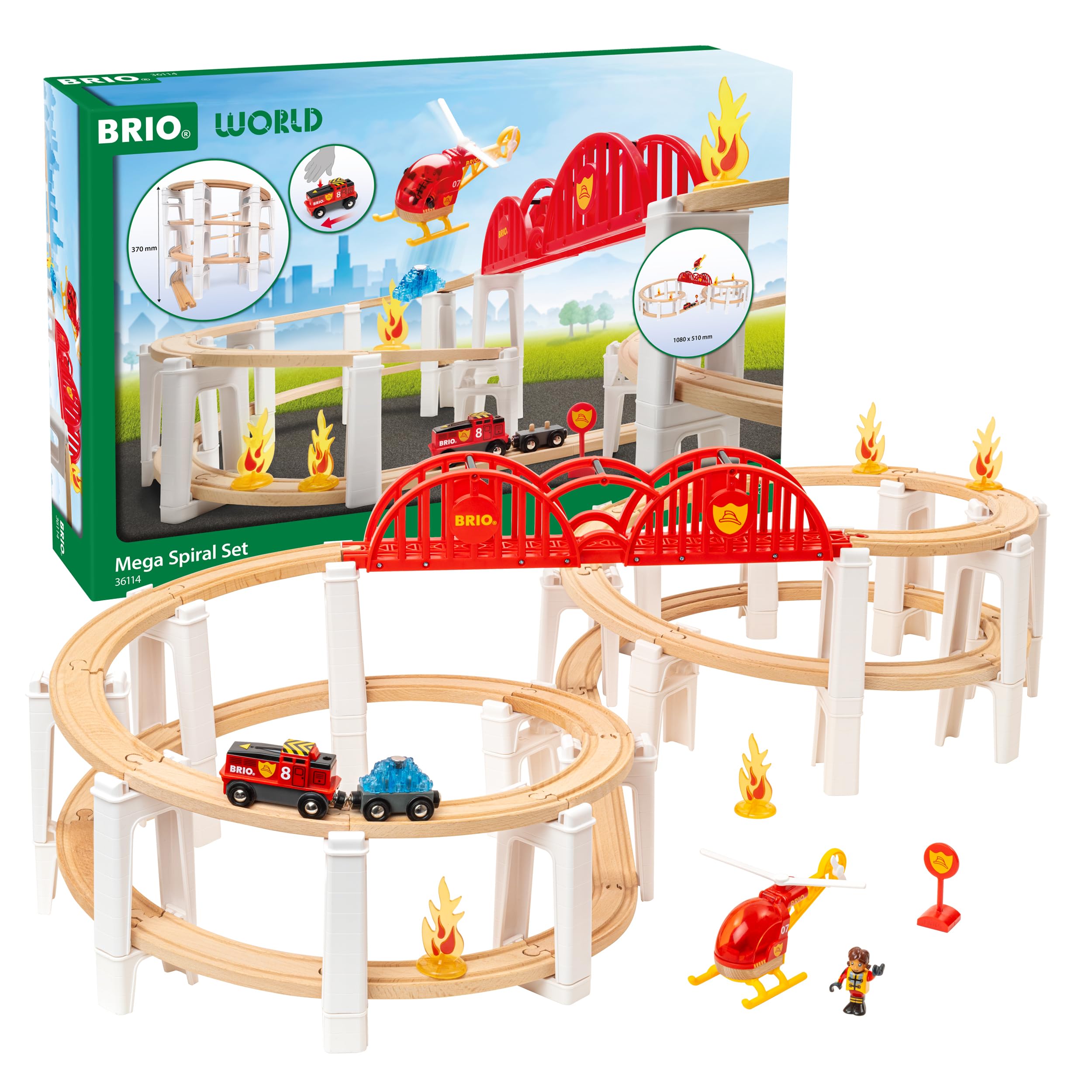 BRIO World Großes Spiralenset (36114)