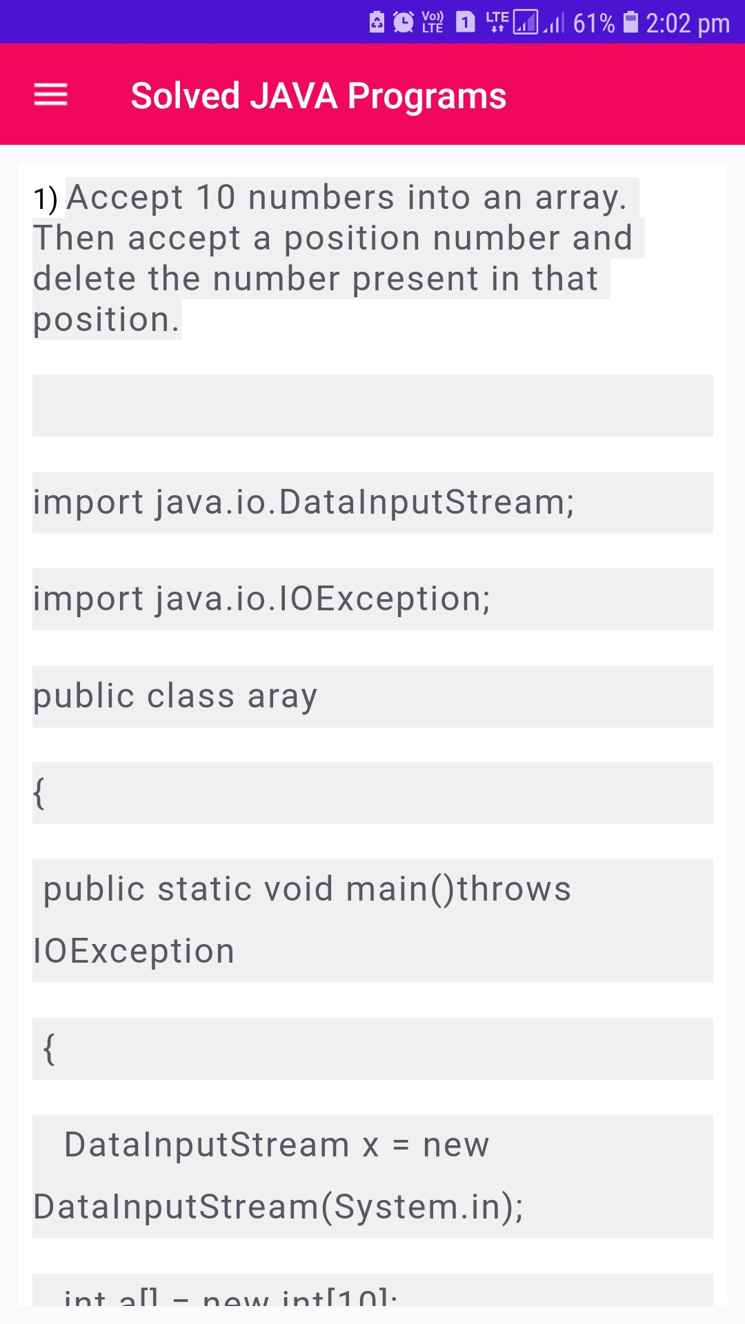 JAVA For Beginners (100+ Programs) - App on Amazon Appstore