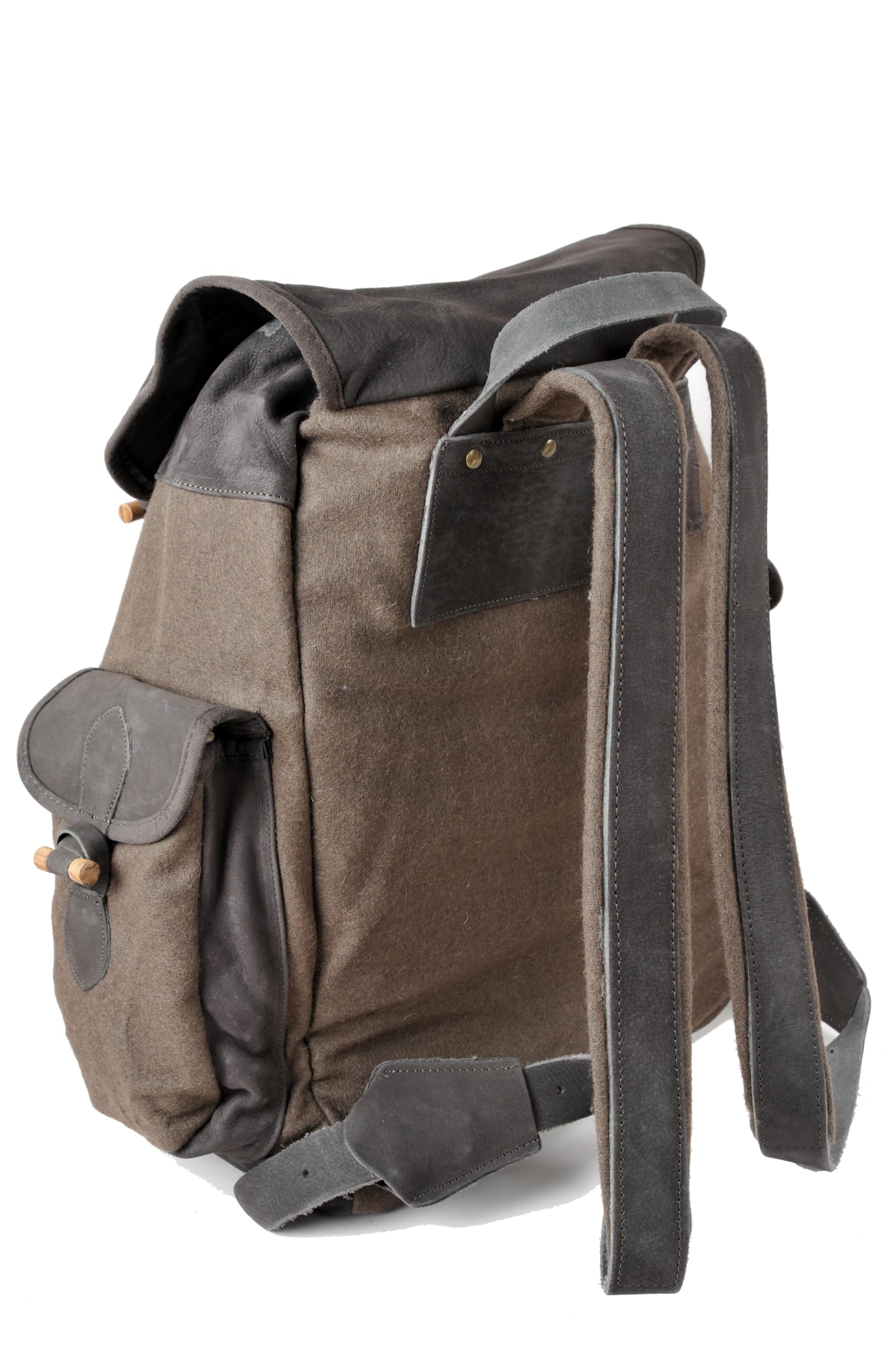 DJV Jagdrucksack Hirschgrund – Loden-Rucksack für Ansitz & Pirsch | Herausnehmbares Sitzkissen, Geräuscharm, Robust, Viele Fächer, Outdoor-Rucksack