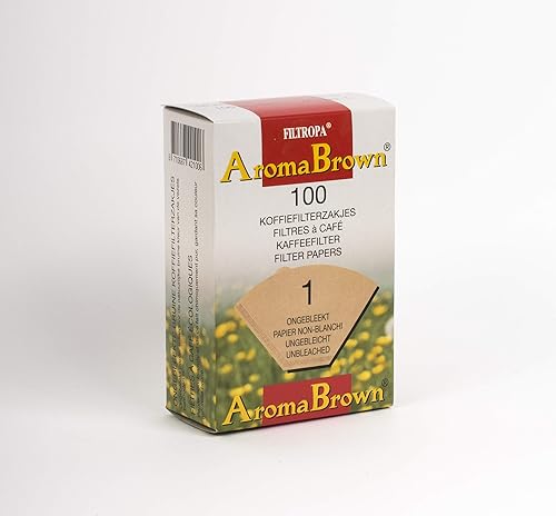 8610 Café 1-1 caja (100 unidades), filtro No. 1, blanco, juego de 2, tamaño único