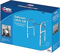 Vista 9 de Carex Health Brands, pasamanos de seguridad para cuarto de baño