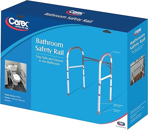 Miniatura 9 de Carex Health Brands pasamanos de seguridad para cuarto de baño