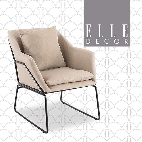 Elle Decor Elle Décor Odile - Silla decorativa color crema francesa