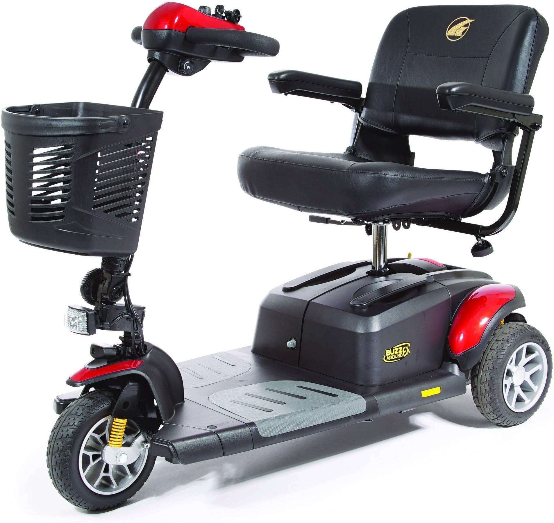 BUZZAROUND EX Extreme 3-Wheel Heavy Duty Long Range Travel Scooter GB118
