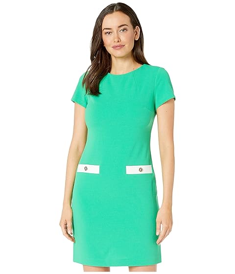 tommy hilfiger faux pocket dress