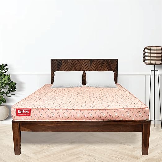 KurlOn Mattress Mattress Single Bed, High Density Foam Mattress, 4Inch Bed Mattress