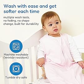 TotAha Sleep Sack 6-12-15 Months 3-Pack,Stretchy,Buttery Soft Swaddle Transition Sleeping Bag,Light Baby Wearable Blanket with 2-Way Safe Zippers for Boys and Girls, 0.5 TOG