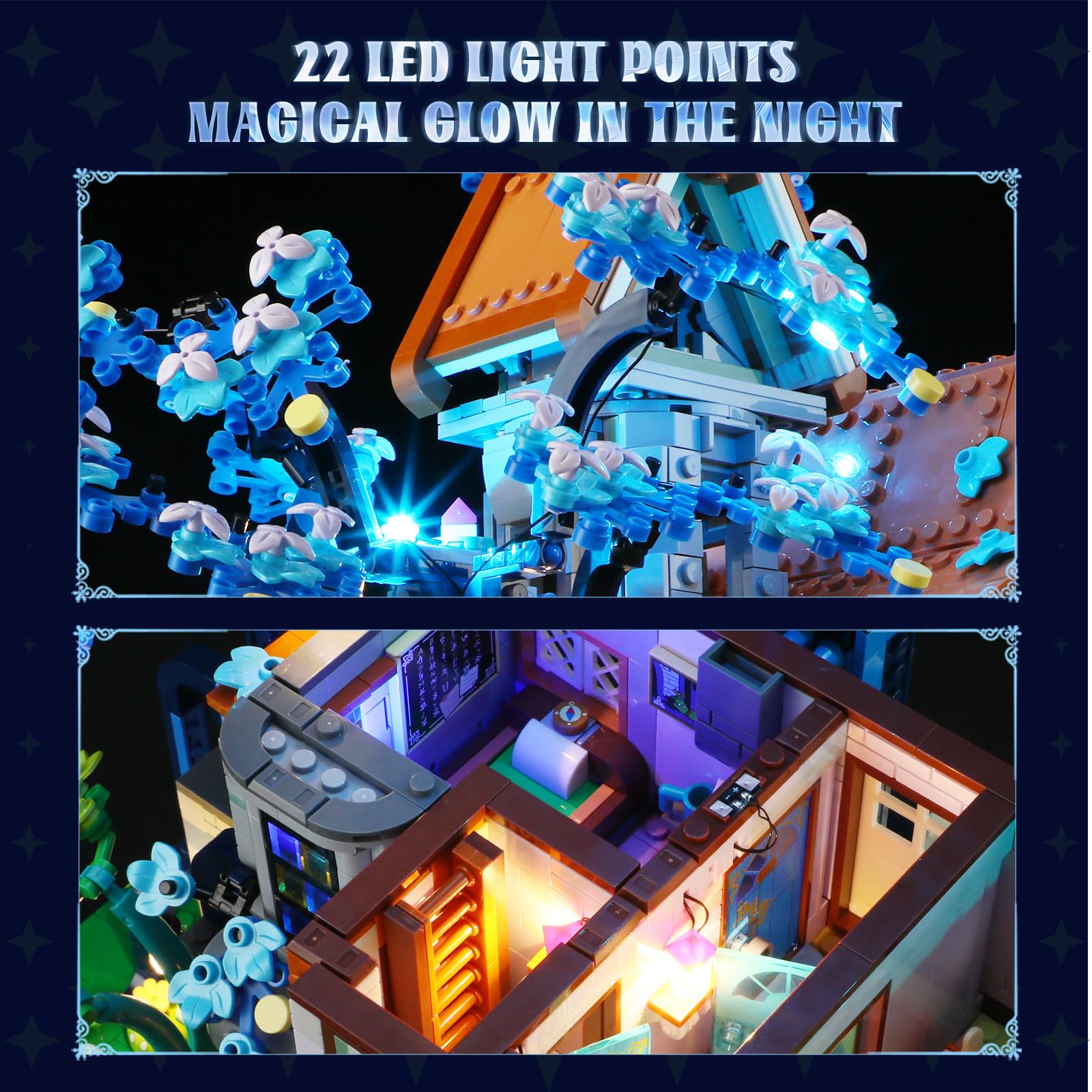 Lumibricks Leśna Gospoda 20006,3120 Pcs, Magiczny Zestaw Konstrukcyjny Elfów Z Fantastycznego Lasu, Pomysł na Prezent dla Nastolatków & Dorosłych Fanów Zabawek