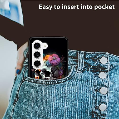 Miniatura 106 de Funda protectora para Samsung Galaxy A13 5G/A04S para Samsung Galaxy A13 5G/A04S, funda de silicona TPU suave con calavera de rosa, diseño elegante