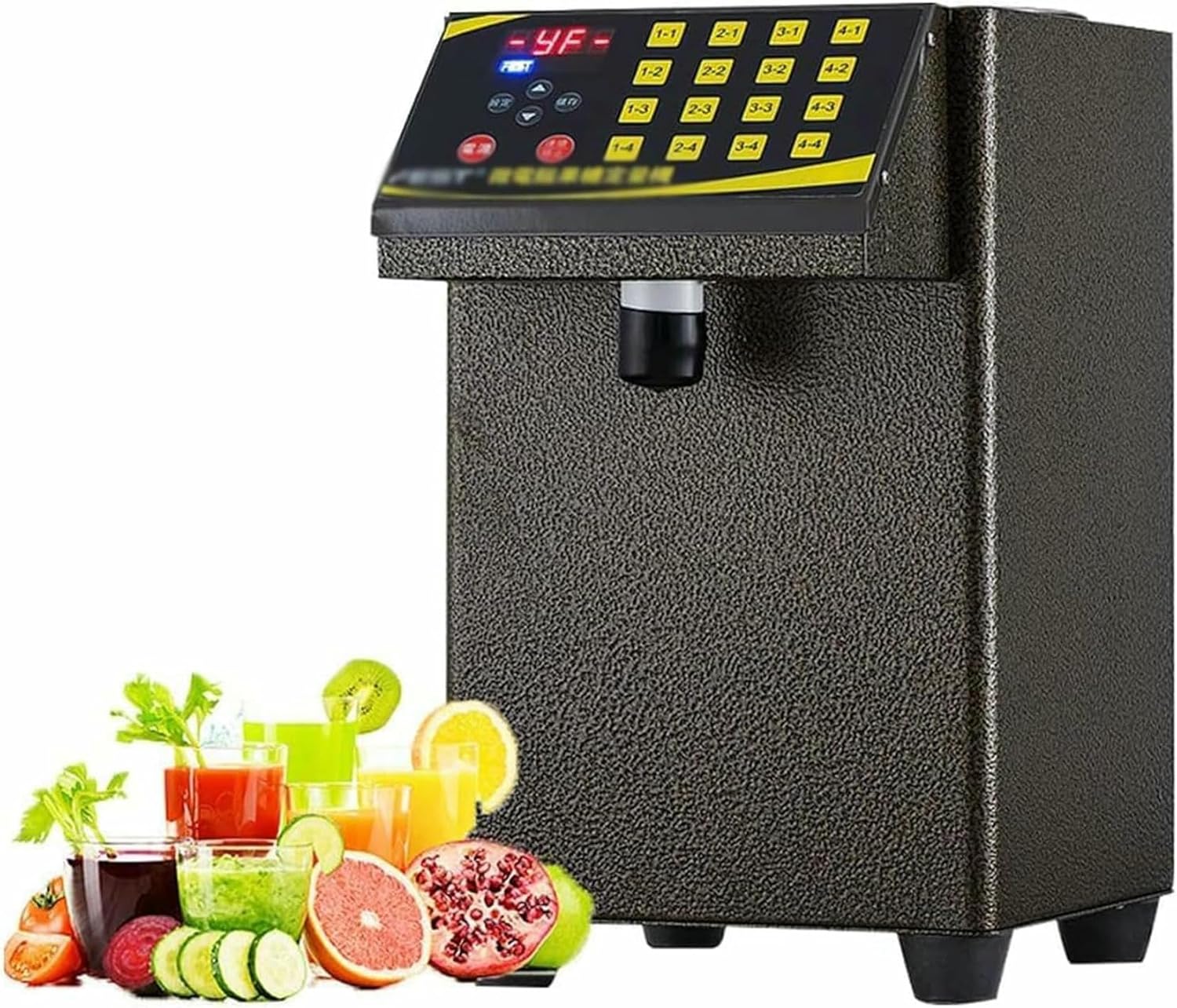 8.5L 110v Full Automatic Syrup Dispenser Fructose Bubble Tea Equipment Fructose Quantitative Machine Stainless Steel Machine