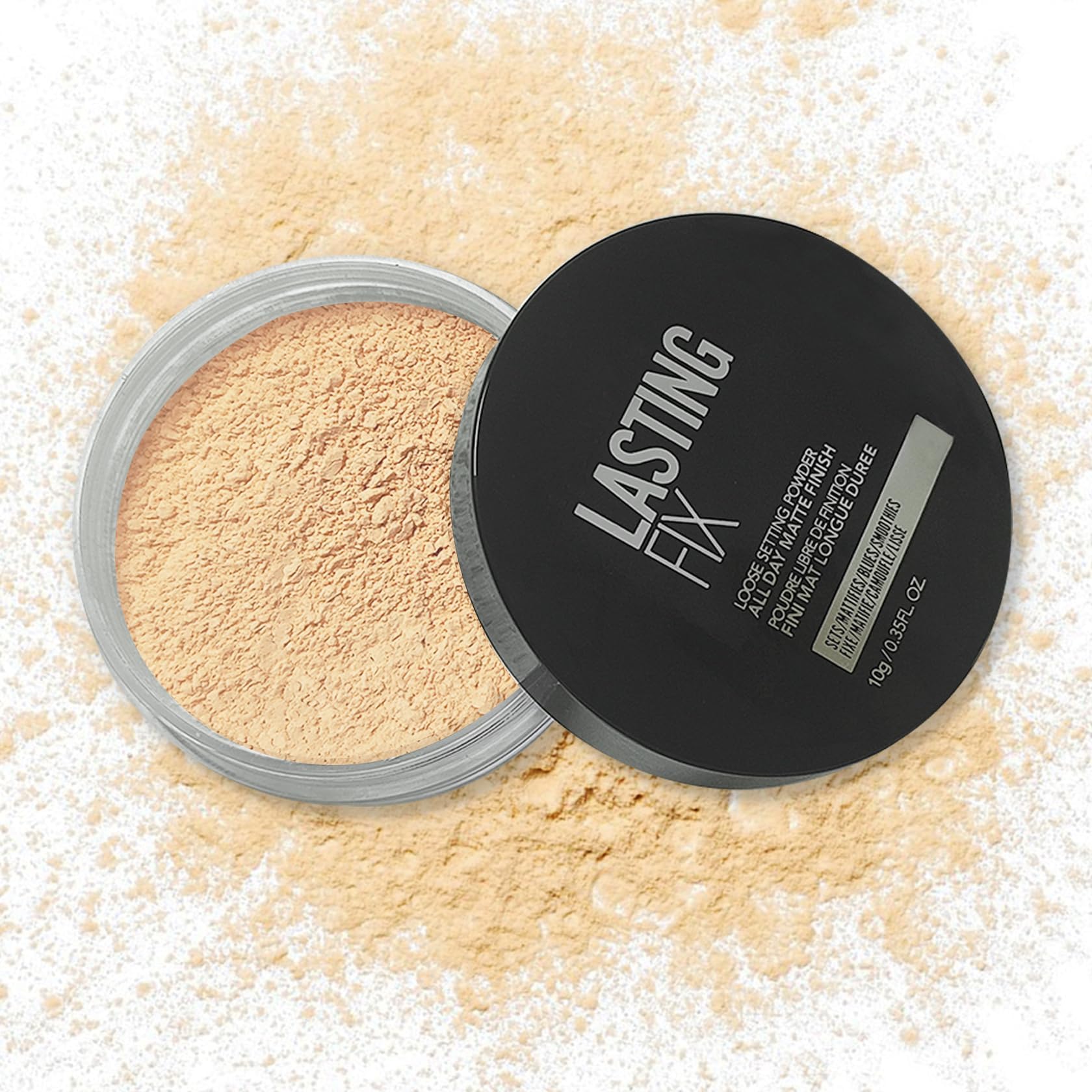 Fair Powder Setting Powder Translucent Loose Setting Powder Oil Control Loose Face Powder Lightweight Matte Finishing Setting Powder Makeup for All Skin Tones