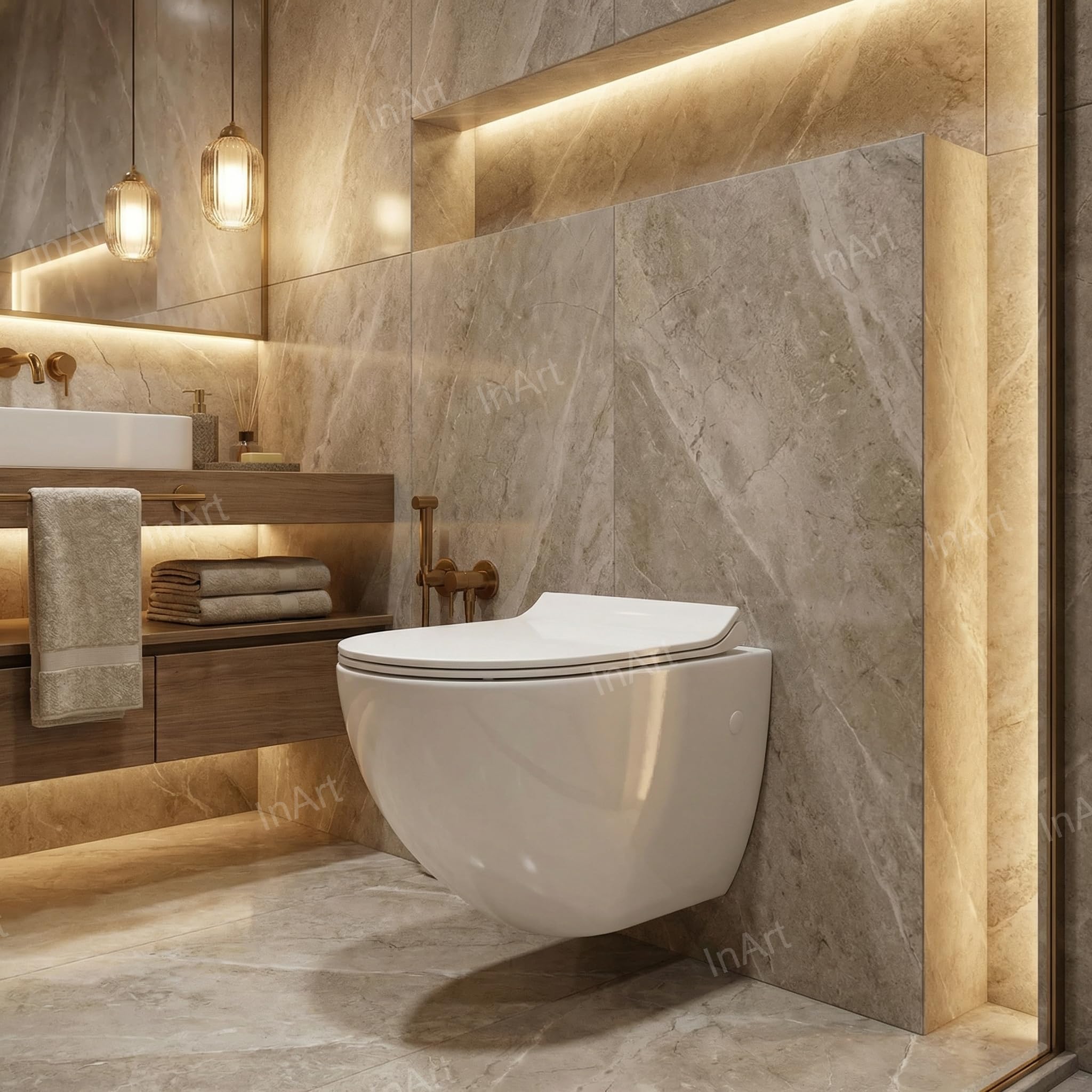 Wall Mount Commode - European Toilet -4 Wall Mount Commode - European Toilet -4