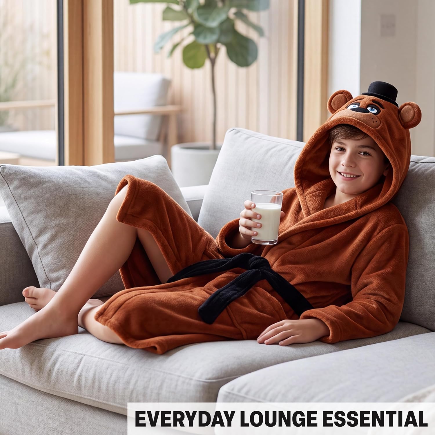Get Trend Five Nights at Freddy's Foxy | Freddy Fazbear Robe for Boys Teens