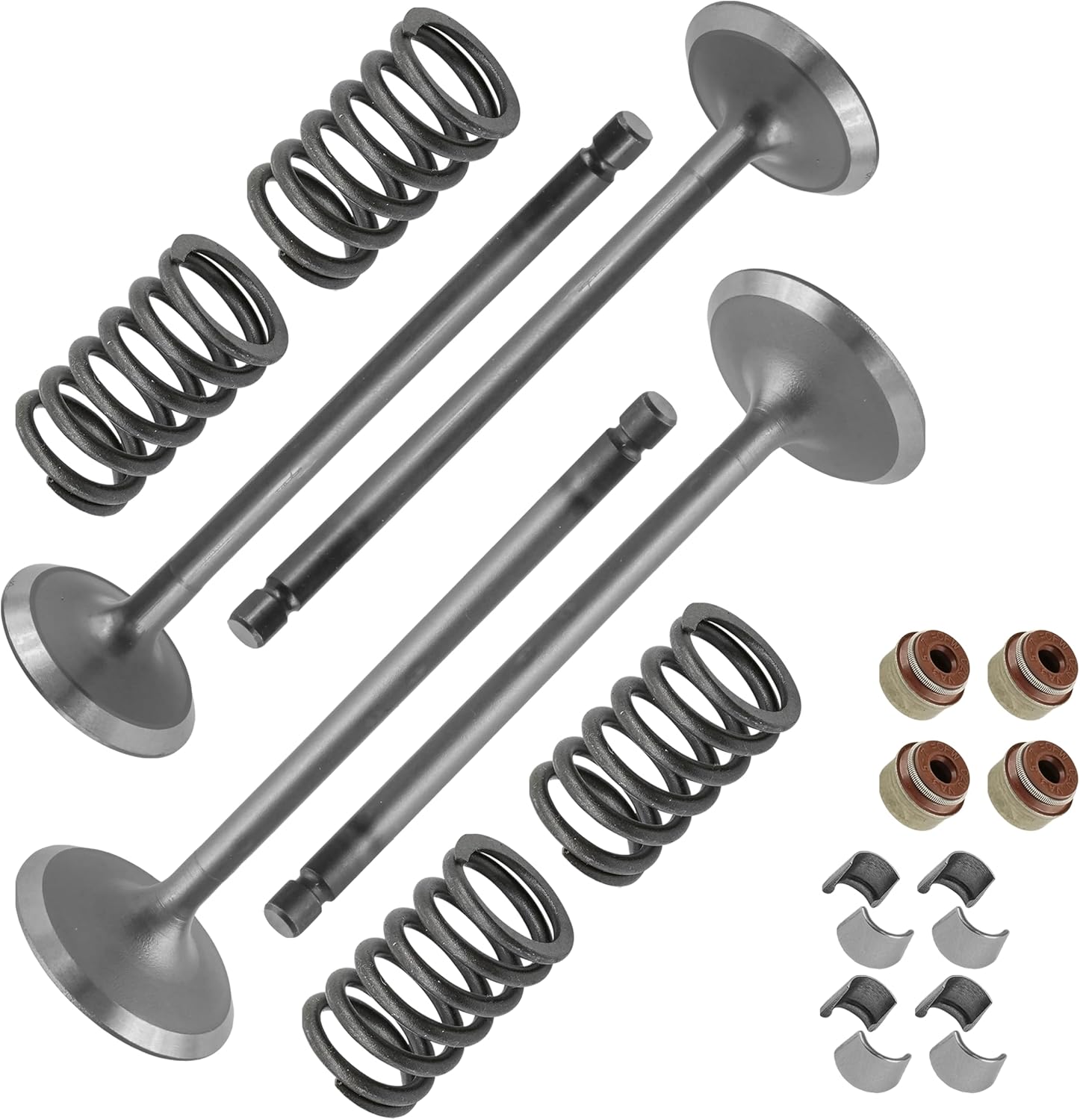 Caltric 0809-228 0809-229 0809-231 Intake & Exhaust Valve Kit Compatible with Arctic Cat