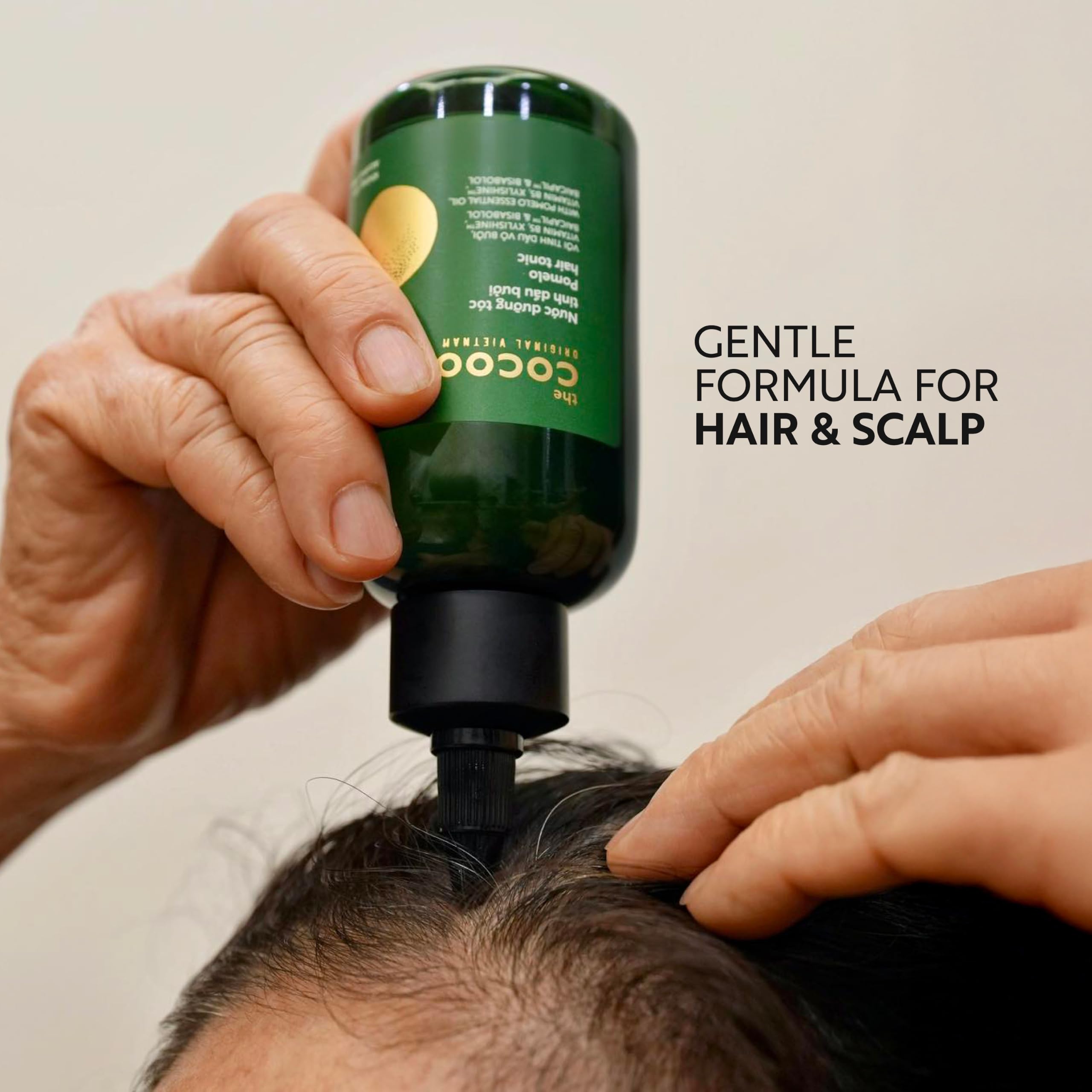 COCOONORIGINAL Cocoon Grejpfrutowy tonik do włosów Olejek grejpfrutowy do włosów Wegańskie serum do skóry głowy Zabieg na cienkie, zniszczone i łamliwe włosy Gładkie i zredukowane