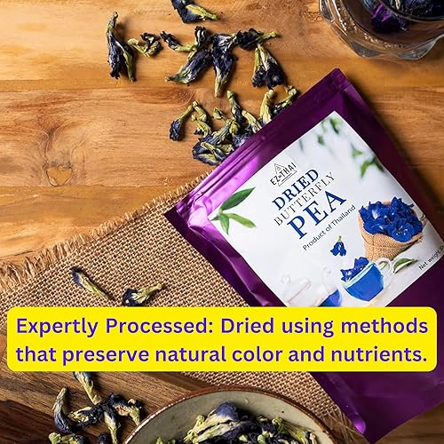 Miniatura 2 de Té de flores de guisante de mariposa seca puro para mezcla de té caliente tés helados batidos enfriadores mezcladores de cócteles galletas