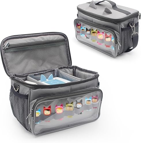 Miniatura 8 de Bolsa de transporte mejorada para el juego de iniciación Toniebox, estuche de transporte para Toniebox, figuras de Tonie, auriculares y estación de