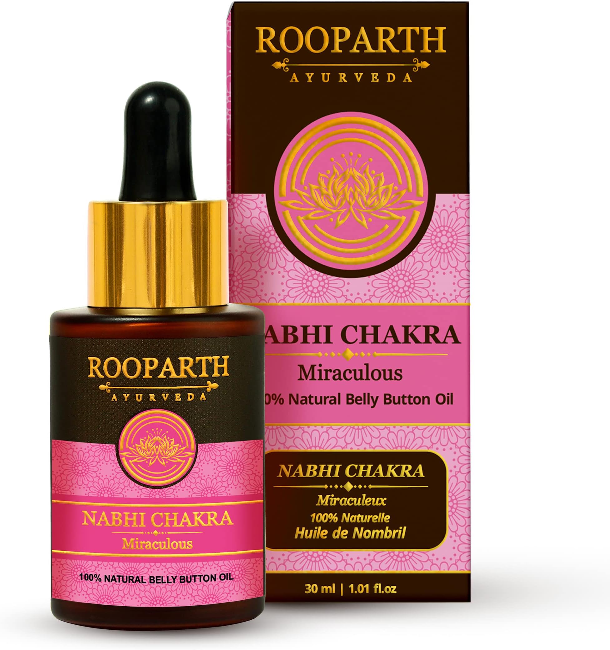 Rooparth Ayurveda Nabhi Chakra Miraculous Belly Button Oil