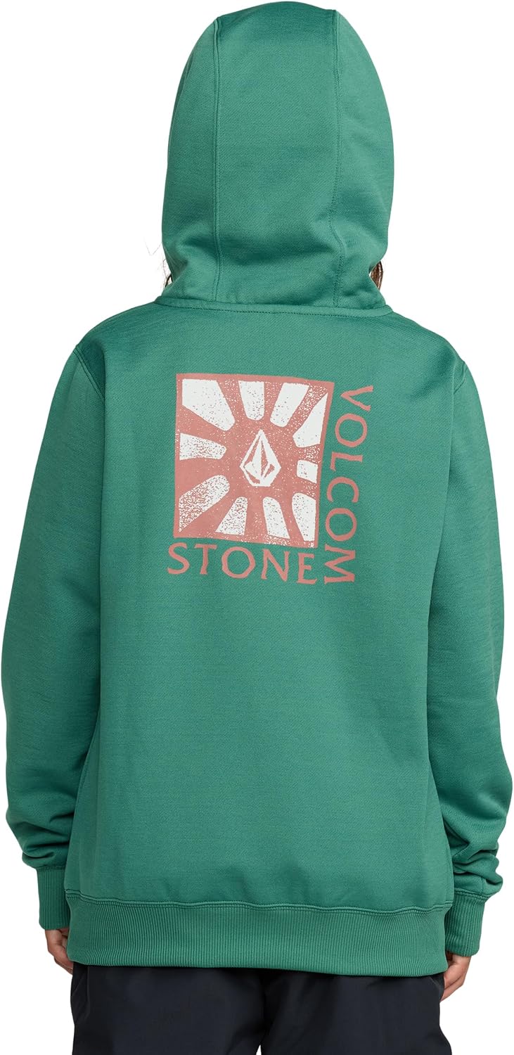 Volcom Kids' Hydro Performance Fleece Hoodie– Water-repellent Sweatshirt