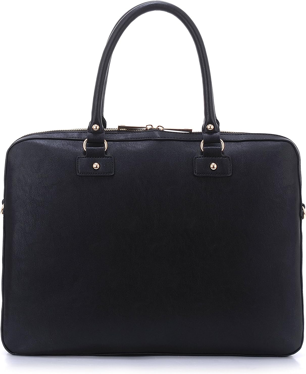 Sandy Lisa London Shoulder Bag for Women | Padded Compartments for 15.4" Laptop & 10.1" Tablet | Cell & Accessory Pockets | Pen Holders | Zippered Pocket | Adjustable Strap | Stylish Everyday Bag