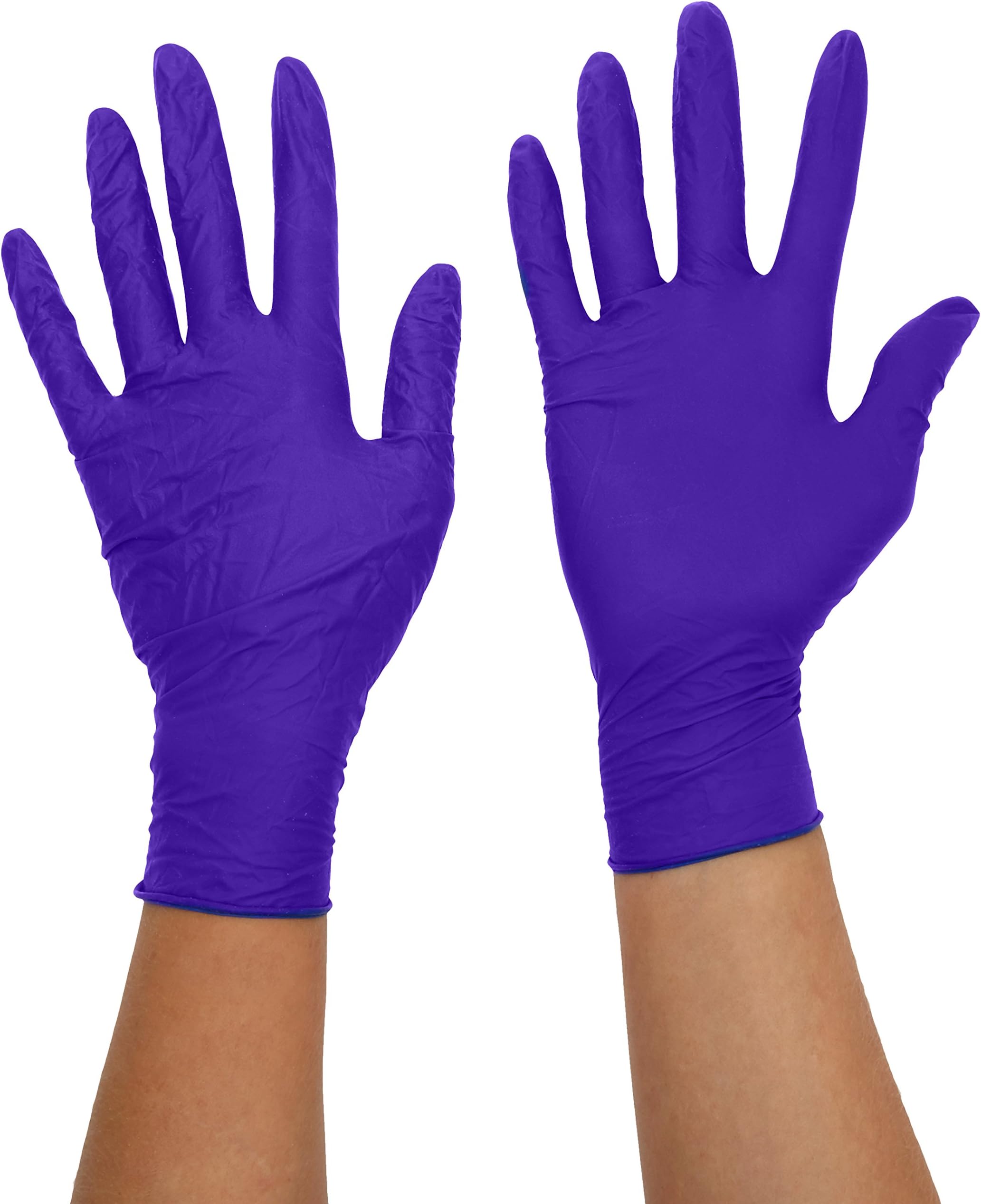 Sonic 200 9377A7 Nitrile Powder Free Examination Glove, Medium, Blue (Pack of 200)