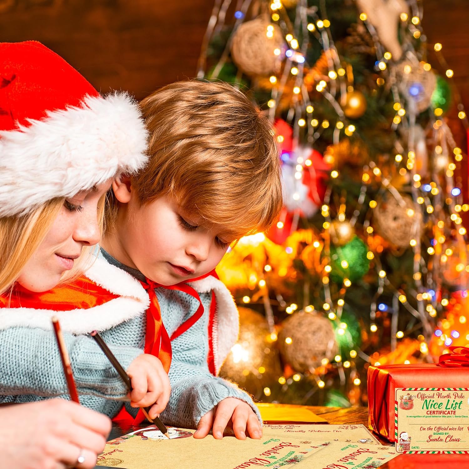 WorldBazaar Christmas Letter and Certificate From Santa Claus Kit image 5